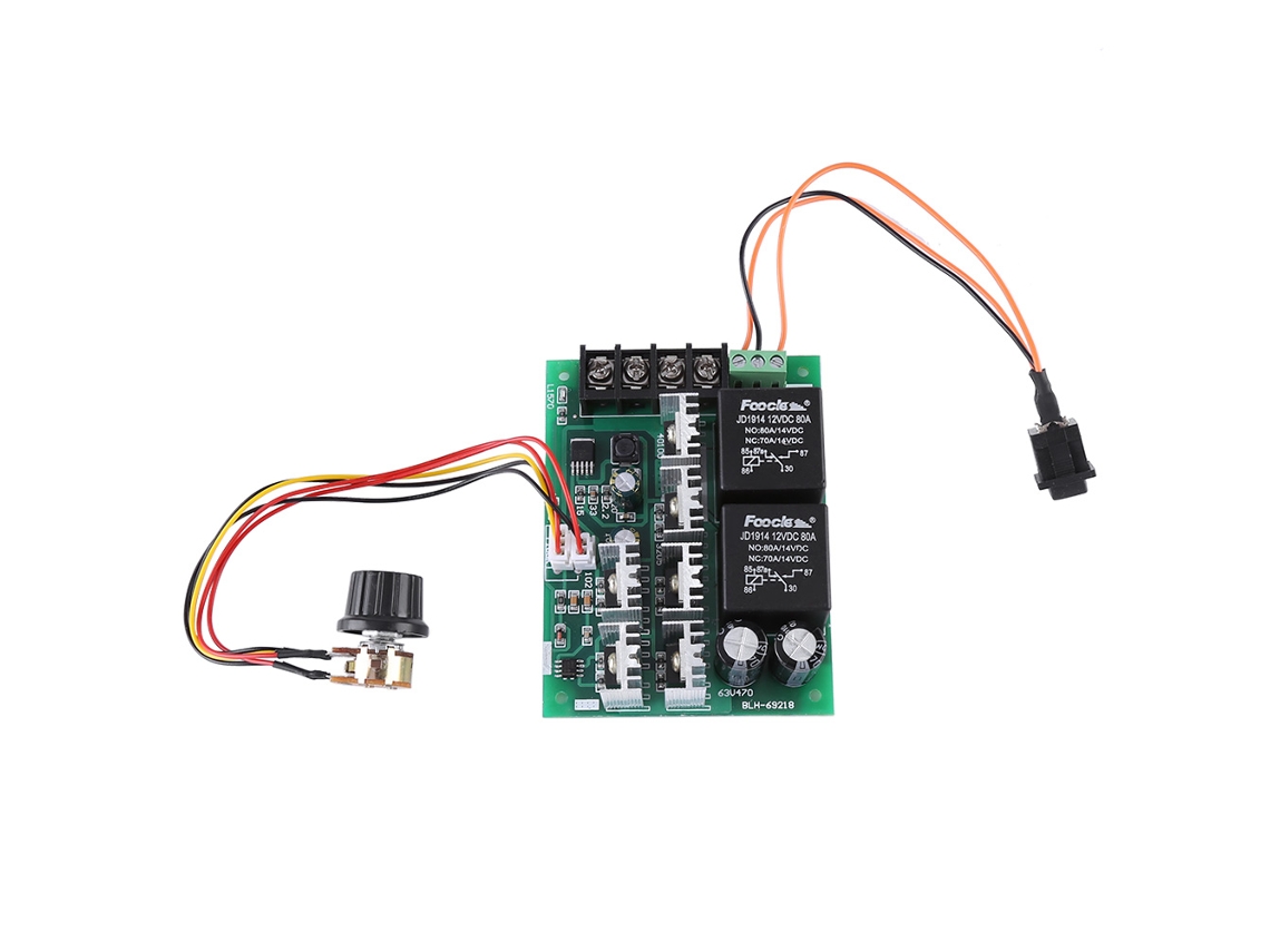 Controlador De Velocidad Pwm Reversible Para Motor De Cc Con Escobillas De 40 A Y 10-50 V.