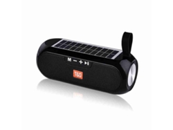 Altavoz Bluetooth Estã©reo Inalã¡mbrico Mdug - Carga Solar - Compatible Con Bluetooth - Resistente Al Agua - Aux - Radio Fm