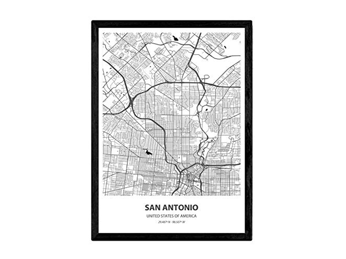 Poster NACNIC Mapa de San Antonio USA (A3)