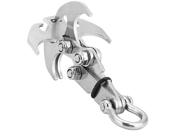Gancho De Escalada De Acero Inoxidable, Pata Plegable Multifuncional, Herramienta De Supervivencia De Emergencia Para Exteriores.