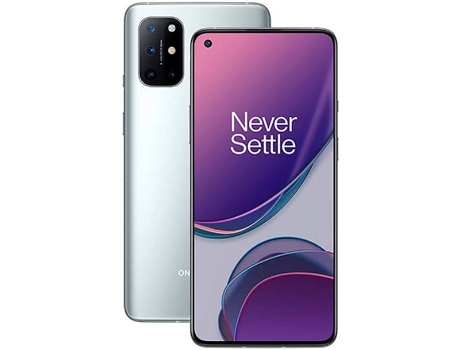 Smartphone ONEPLUS 8T 5G (6.55'' - 8 GB - 128 GB - Plateado)