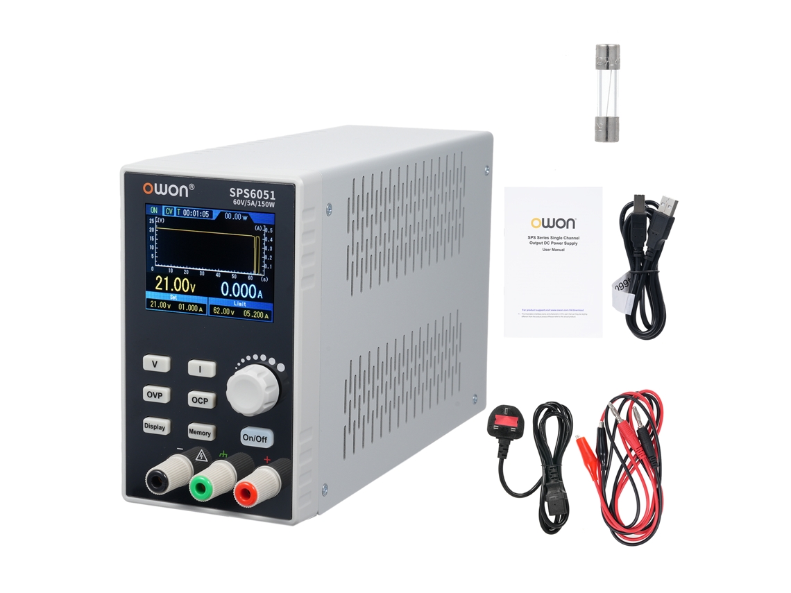 Fuente de alimentación lineal programable Owon SPS6051