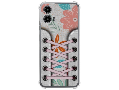 Funda Diseño Zapatillas para Motorola Moto G34 5G TUMUNDOSMARTPHONE Silicona Multicolor