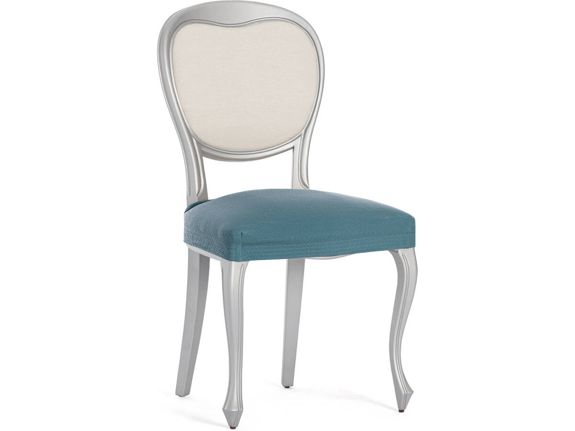 Funda de Silla EYSA Premium Bronx Pack de 2 Fundas Tejido Multielástico (50 x 50 x 5 cm - Poliéster - Verde Esmeralda)