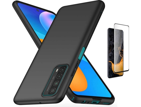 Kit Carcasa Y Protector Oppo Find X3 Lite Fullcover Ultimatte Turtleshell Negro