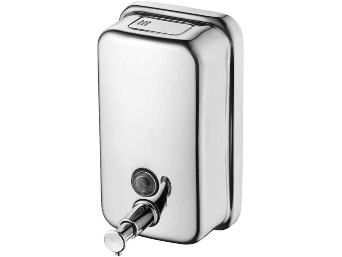 Dispensador De Jabón Manual De Acero Inoxidable Para Montaje En Pared, 500 Ml, Para Baño, Cocina, Hotel, Restaurante.