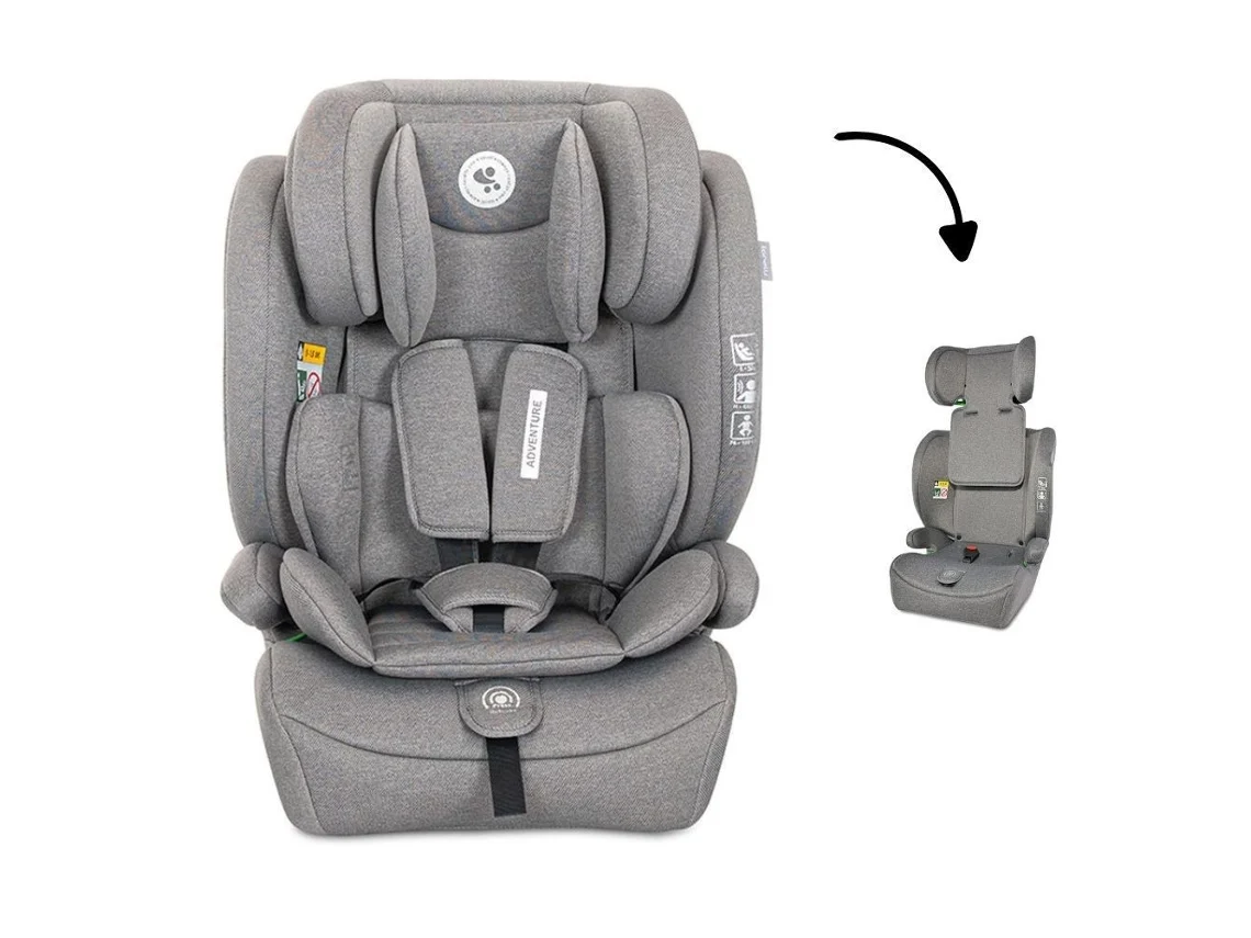 Silla De Auto Adventure I-size (76-150 Cm) De Lorelli - Grey*