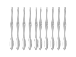 2026-4902-set De Herramientas De Mariscos De Acero Inoxidable: Tenedores Y Pinzas Para Cangrejo Y Langosta (10 Piezas)