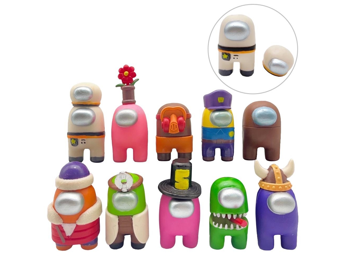 Mali 10pcs Bonecos de Desenho Animado Coleção de Brinquedos de Jogo Pvc Mini Presente para Crianças e Fãs