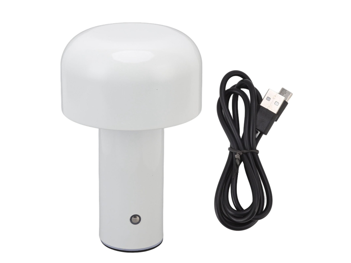 2026-luz De Noche Hongo Usb Con Control Táctil, Brillo Ajustable Y 3 Temperaturas De Color Regulables