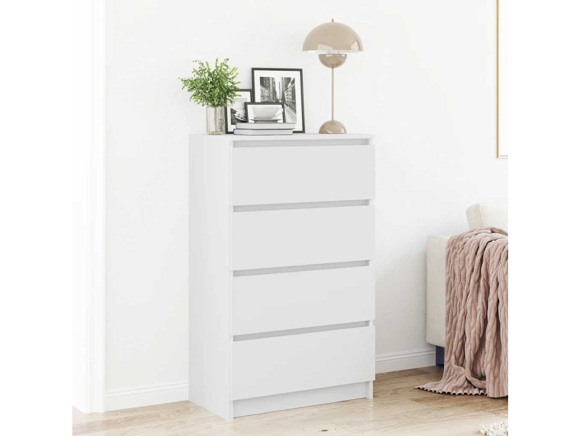 Aparador 60x35x98,5 cm Madera Procesada Blanco