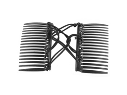 Pinza para el cabello modelo 2026 con dos hojas elásticas; no se recomienda para cabello grueso y largo.
