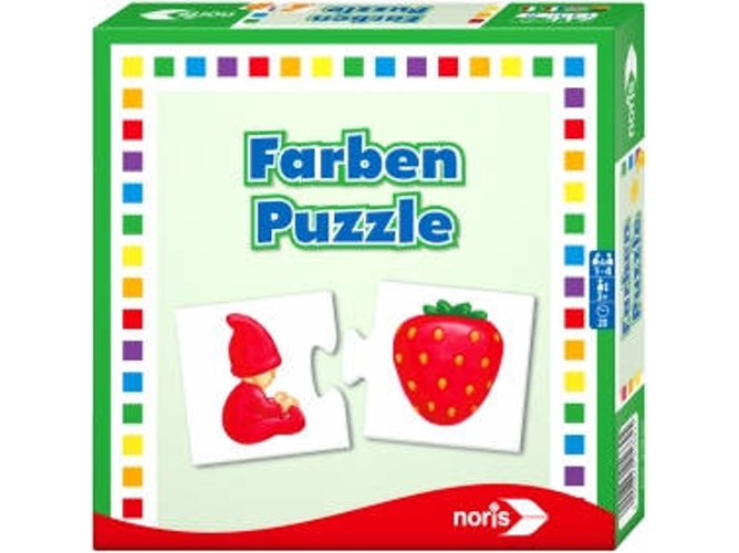 Noris 608985664 Niños puzzle board game juego de tablero 3 años ce colormodelo surtido mesa