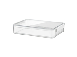 Caja De Almacenamiento De Documentos De Plástico Transparente, Ligera E Impermeable, Para Archivos Y Álbumes De Recortes.