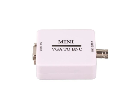 HURRISE Mini HD Vga a Bnc Adaptador 1920 X 1080 para Computadoras de Monitores de TV HDTV