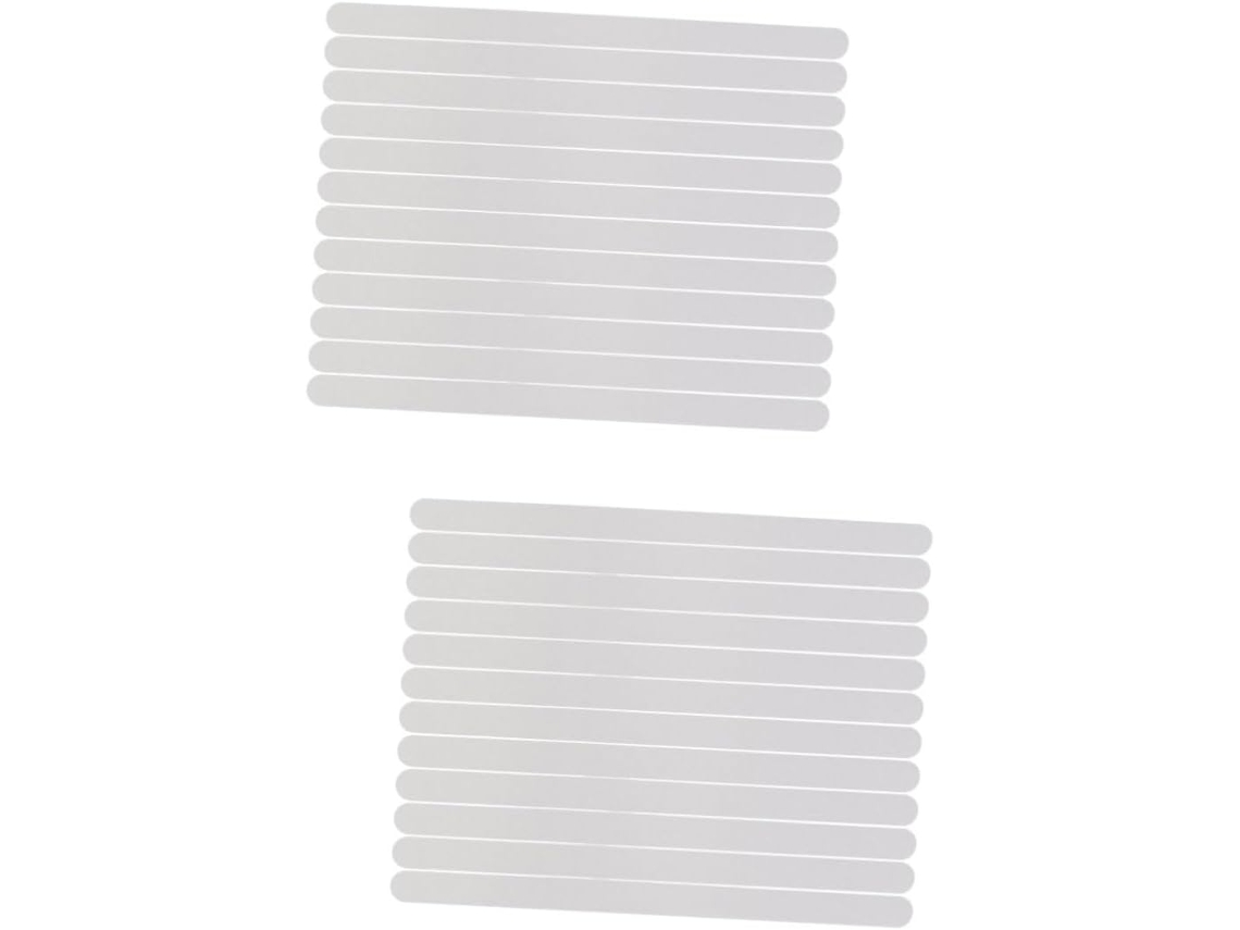 60 pegatinas antideslizantes transparentes sin adhesivo, impermeables y resistentes al agua.