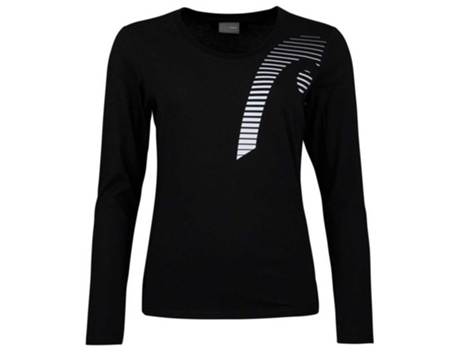 Camiseta de Mujer HEAD RACKET Club Tenis Negro (XS)