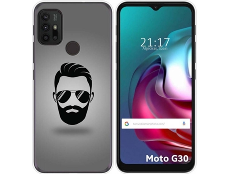 Carcasa Motorola Moto G10 / G30 TUMUNDOSMARTPHONE Barba Multicolor
