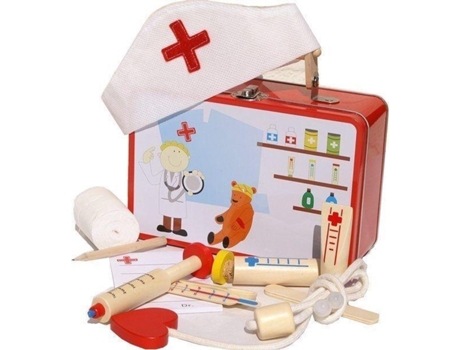 for Kids Wood doctor set in metal case SIMPLY