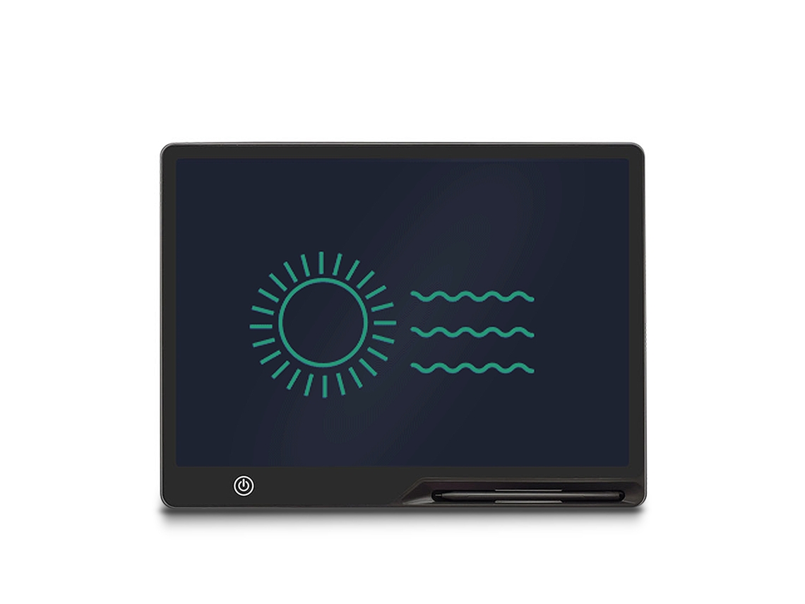 Tableta LCD de 16 pulgadas para escribir y dibujar. Portátil, con bloqueo de borrado y batería recargable.
