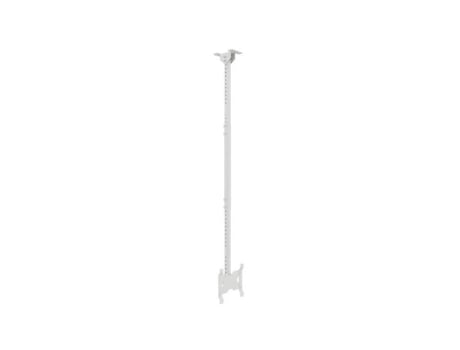 Soporte De Techo Para Monitor Blanco 25 4Cm 10 81 3Cm 32 Capacidad 14 kg Vesa 50X50 Mm 200X 200Mm 550 1500Mm