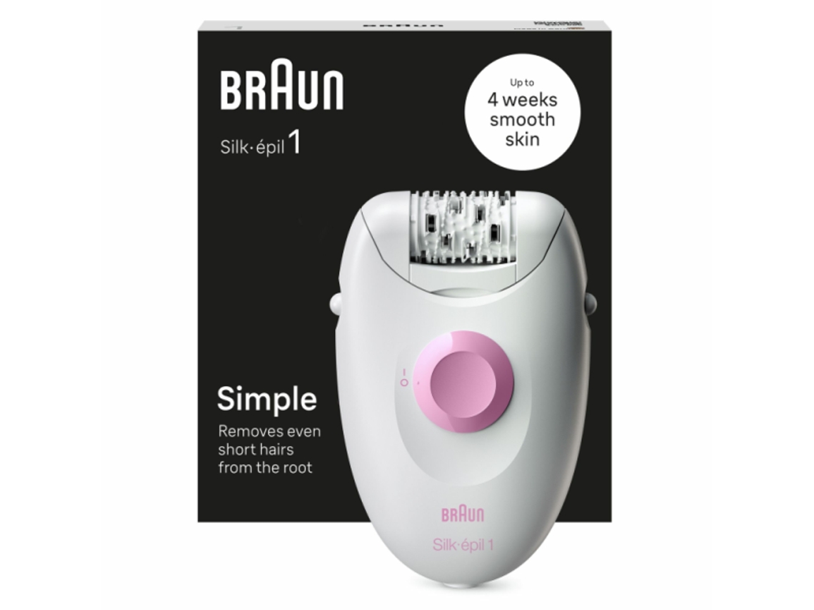 Depiladora Electrica Braun Silk Epil 1 Se1 000 Cable 20 Pinzas