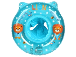 HYMNORA Anillo Infantil para Natación con Asiento, Anillo de Axila para Bebé, Flotador Hinchable con Soporte para Niño