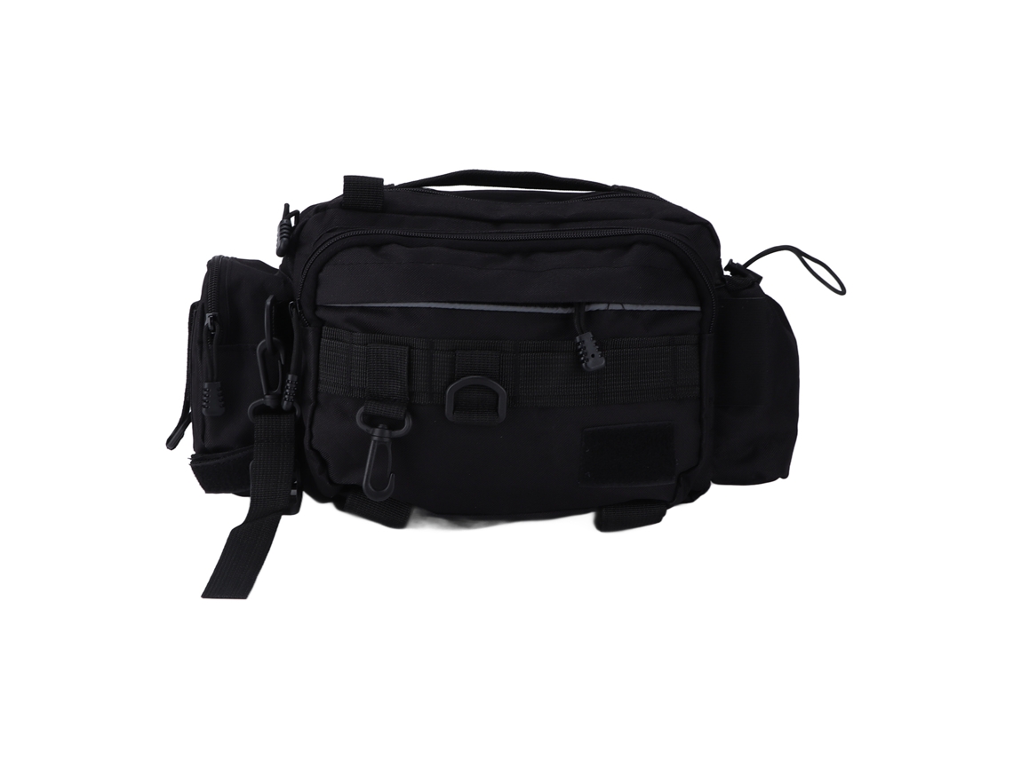 2026rebe-mochila De Pesca Nylon 600d Mochila Bandolera Con Cinturón Para Equipo De Pesca Outdoor Cycling Negro