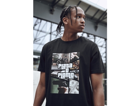 Camiseta MISTER TEE Hombre (Multicolor - XXL)