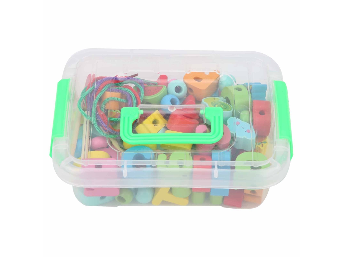 Juguete De Cuentas De Madera Para Bebés, Educativo Y Fácil De Hacer, Regalo De Cumpleaños, A Partir De 36 Meses.