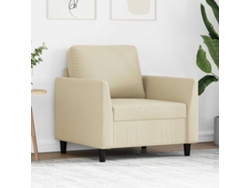 Sillón De Relax | Silla De Relajación | Sillón De Terciopelo Color Crema 60 Cm