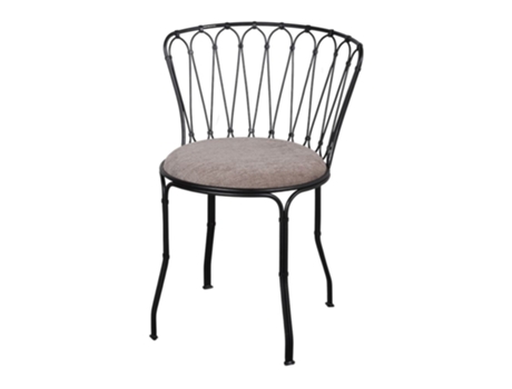 Silla de Metal Tapizada Maylen MISTERWILS