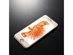 Película De Vidrio Templado (cobertura De Borde Curvo, Resistente A Arañazos Y Desgaste) 0.26 Borde Curvo Película De Vidrio Templado 3d De Fibra De Carbono Para Iphone 6 6s Oro Con Empaquetado