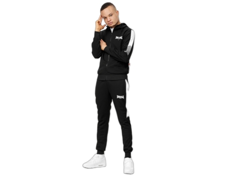 Chándale de Hombre para Fitness PUNCH Chándal Regular Fit Capucha Blanco (L)