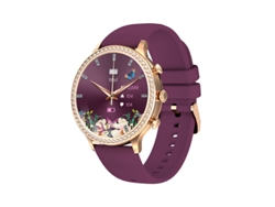 Reloj inteligente Diamond para mujer, 1,32 pulgadas, Bluetooth, monitor de ritmo cardíaco y actividad física. Bestvite