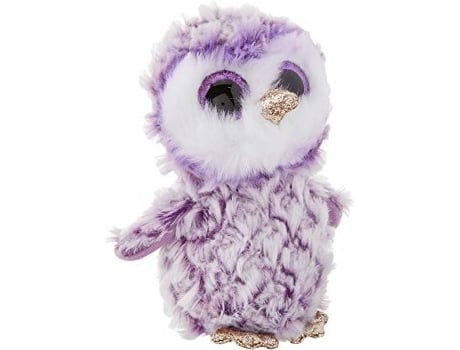Peluche TY Buho Purpura (Edad Minima: 36 meses - 15cm)