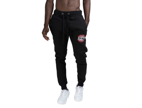 Chándale para Fitness PUNCH Chándal Corte Clásico Negro (2XL)