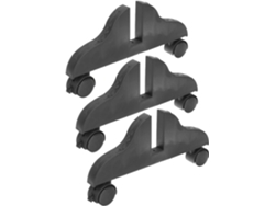 Bases Divisorias Pvc Negro Soporte Antideslizante Estable Mamparas Privacidad Enrollables Ideales Bibliotecas