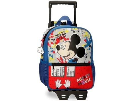 Mochila con Ruedas DISNEY Mickey Multicolor (23x28x10 cm)
