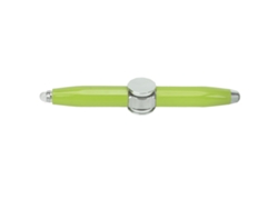 Pluma Fidget Con Giroscopio Y Luz Led Para Aliviar Estrés, Pluma Rotatoria Portátil Para Estudiantes Verde