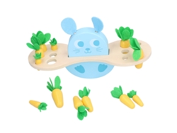 -juego De Equilibrio Conejo Para Arrancar Zanahorias Juguete Educativo De Madera Para Niños Pequeños