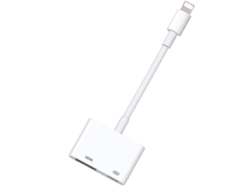 Adaptador HDMI para iPhone, iPad a Apple TV, certificado MFI, adaptador de iluminación AV digital, conector HDMI 1080p, Plug and Play, sincronización de pantalla USHION