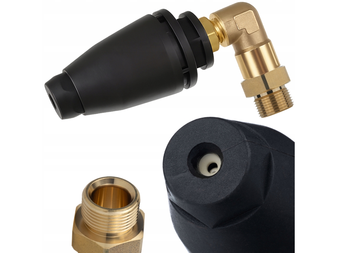 Boquilla rotativa turbo de 9° M22x1.5 – Alta precisión | Limpieza precisa | Compatible con Oleomac, Dewalt, Stanley