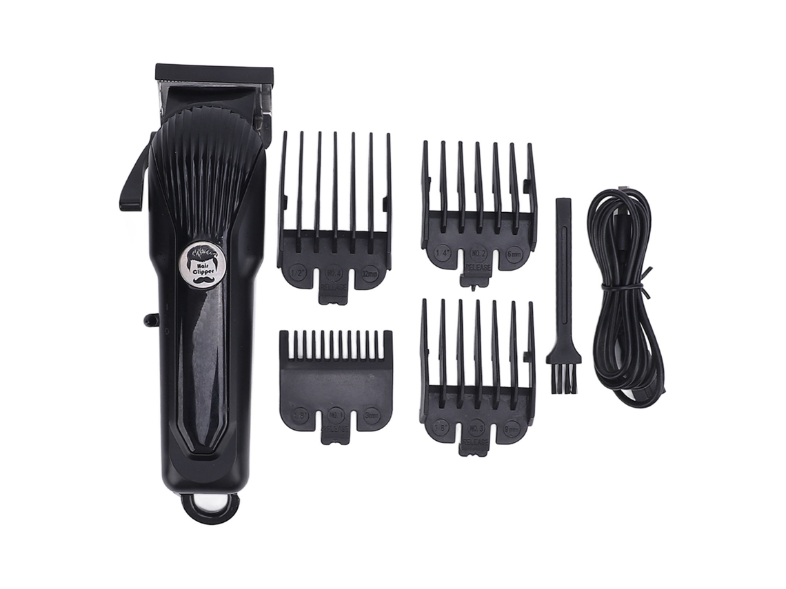 Cortadora De Pelo Eléctrica Profesional Para Barberos Con Palanca Ajustable 2000mah Bajo Ruido Y 4 Peines Guía Para Hombres