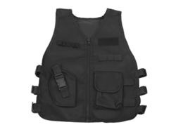 Jinwei-chaleco De Tiro Para Niños Ajustable Transpirable Chaleco Militar De Entrenamiento Protector Para Niños Negro Talla S
