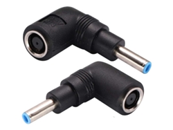 Adaptador De Corriente Para Portátil, Convertidor Cc De 90 Grados, De 7,4 Mm X 5,0 Mm Hembra A 4,5 Mm X 3,0 Mm Macho, Paquete De 2 Unidades Para Hp Y Dell.