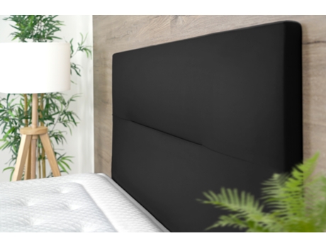 Cabecero WIN REST Mar acolchado polipiel Premium Cama 105 cm (Negro)