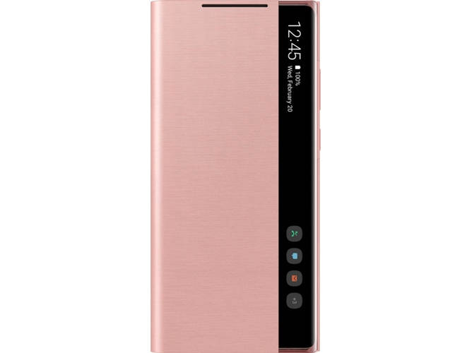 Funda SAMSUNG Note 20 Clear View Rosa