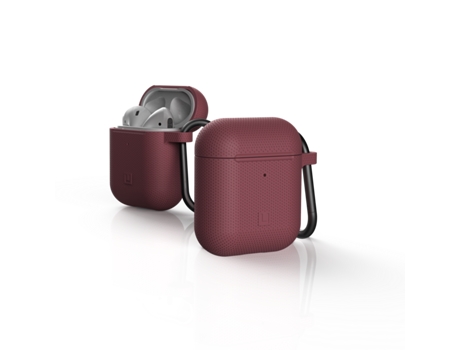[U] Apple Airpods Silicona Borgoña