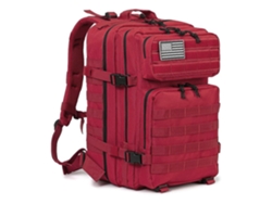 Mochila táctica militar de 45 litros con gran capacidad y sistema MOLLE impermeable. Perfecta para emergencias y viajes de caza.